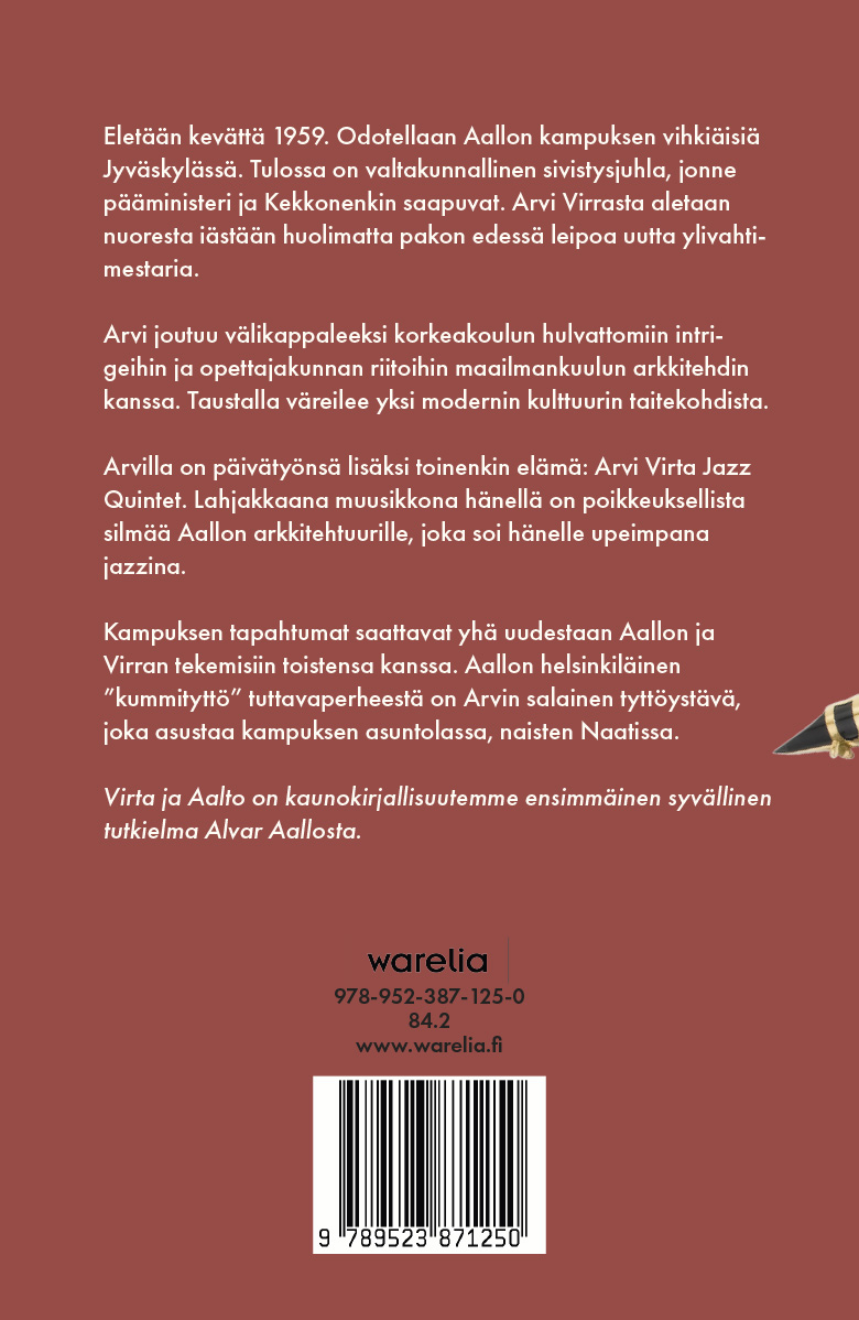 Virta ja Aalto - takakansi